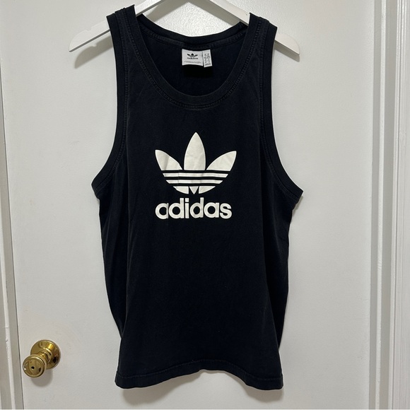 adidas Tops - Adidas Tank Top Size XL Black Sleeveless Workout Top